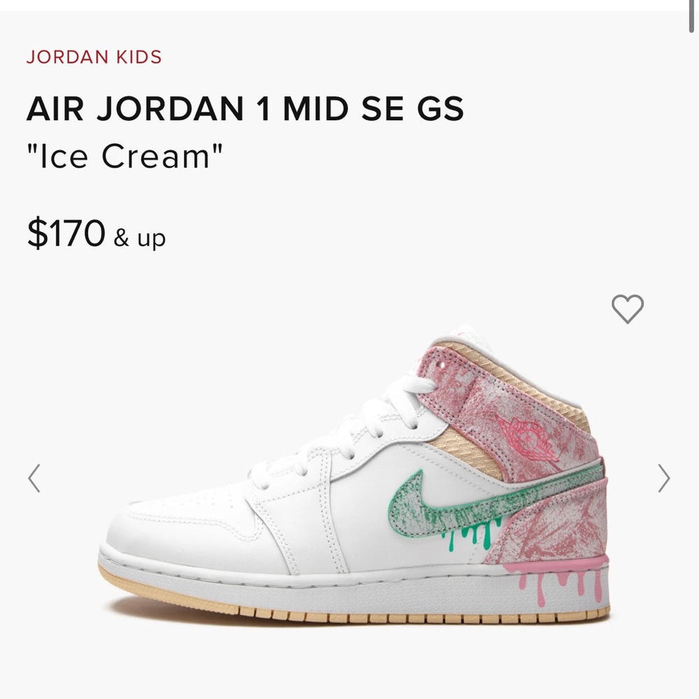 Nike Ice cream high top kids sneakers
